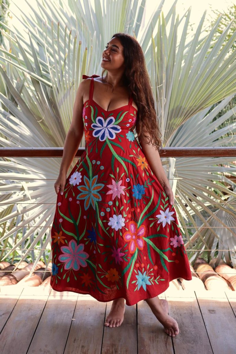 Vestido Super Bordado